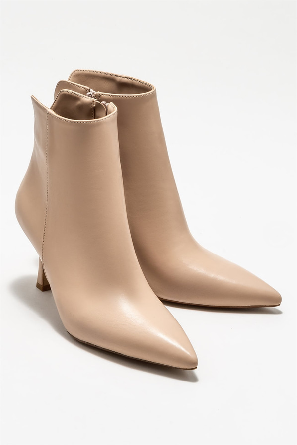 Bej kadın bot - Elle Shoes