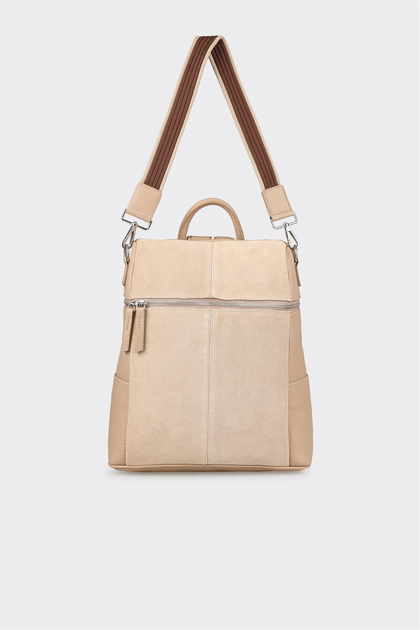 Bej Kadın Sırt Çantası