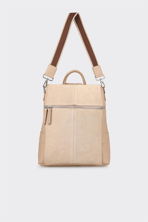 Bej Kadın Sırt Çantası