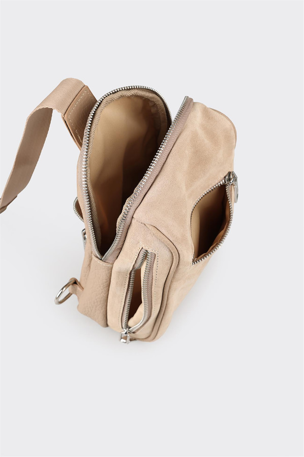 Bej kadın sırt çantası - Elle Shoes