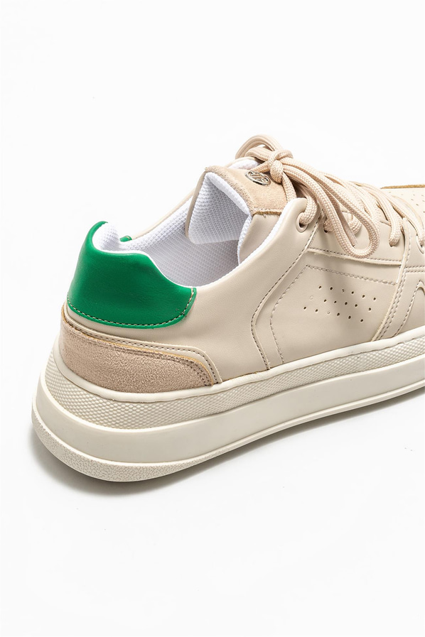 Bej kadın sneaker - Elle Shoes