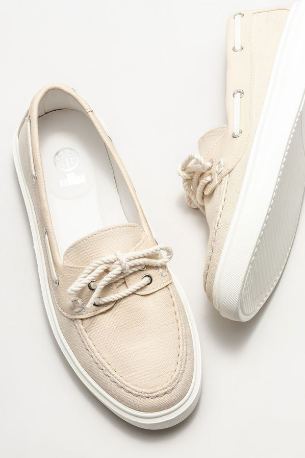 Bej kadın spor ayakkabı - Elle Shoes