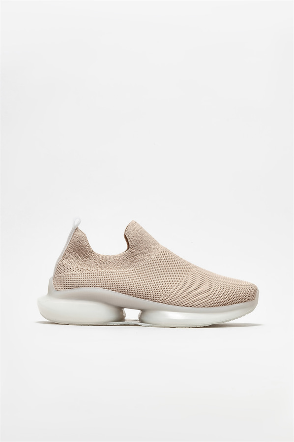 Bej kadın spor ayakkabı - Elle Shoes