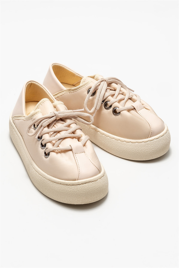 Bej kadın sneaker - Elle Shoes