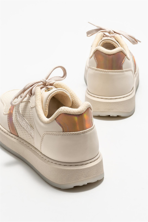 Bej kadın sneaker - Elle Shoes