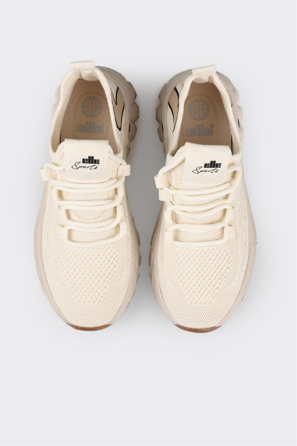 Bej kadın sneaker - Elle Shoes