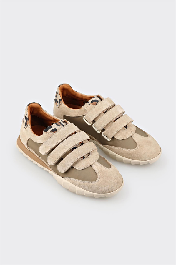 Bej kadın sneaker - Elle Shoes