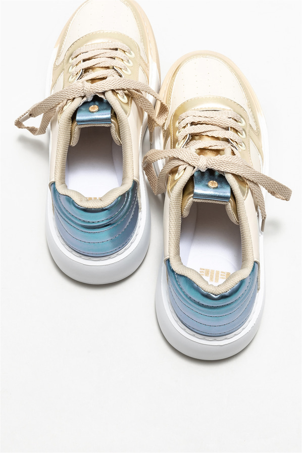 Bej kadın sneaker - Elle Shoes