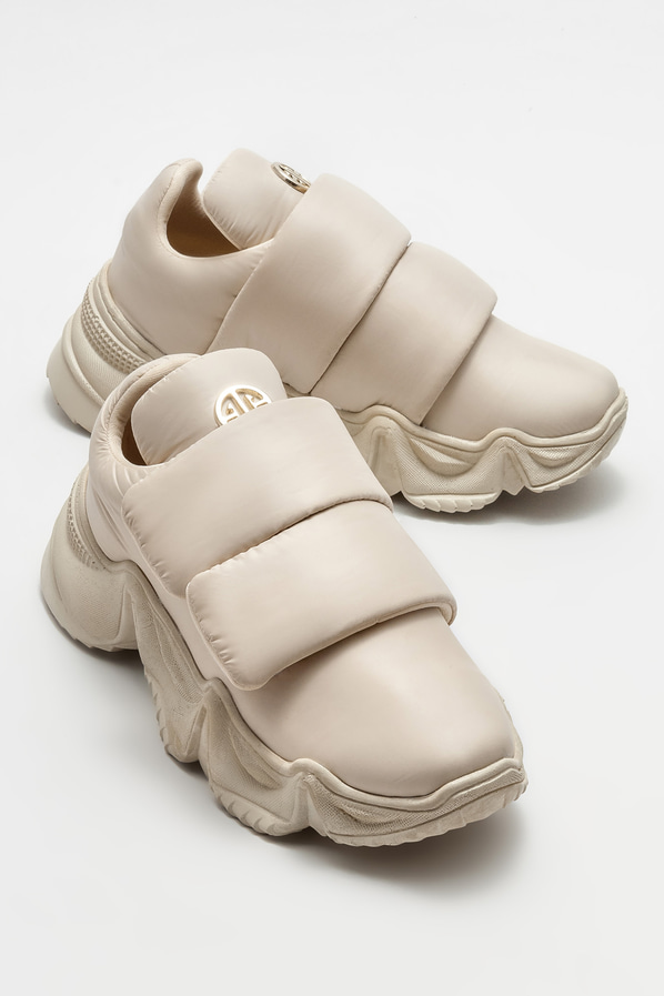 Bej kadın spor ayakkabı - Elle Shoes