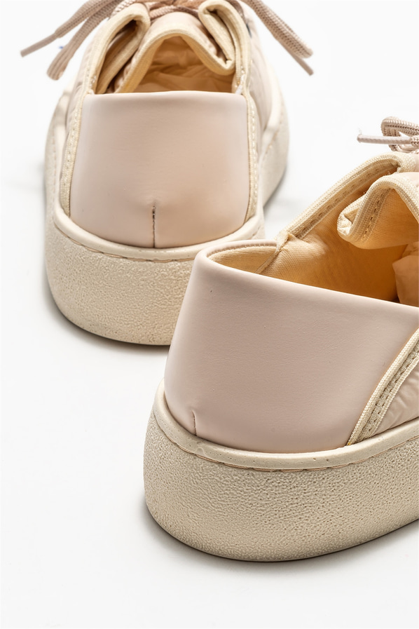 Bej kadın sneaker - Elle Shoes
