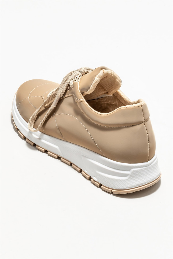 Bej kadın sneaker - Elle Shoes