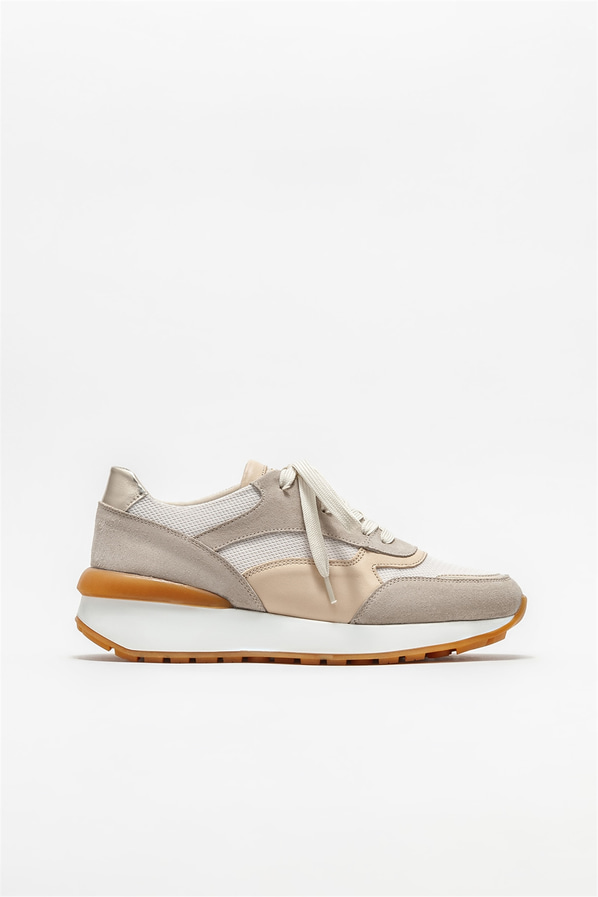 Bej kadın spor ayakkabı - Elle Shoes