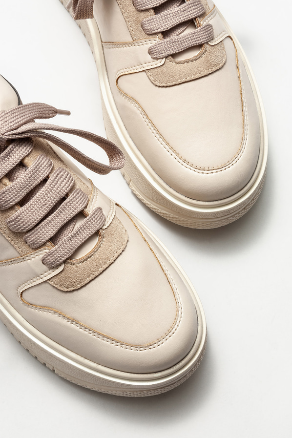 Bej kadın spor ayakkabı - Elle Shoes