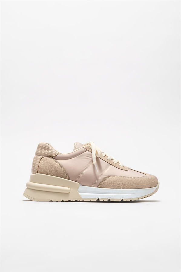 Bej kadın spor ayakkabı - Elle Shoes