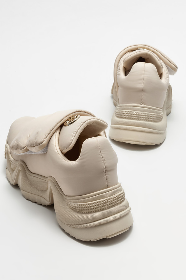 Bej kadın spor ayakkabı - Elle Shoes