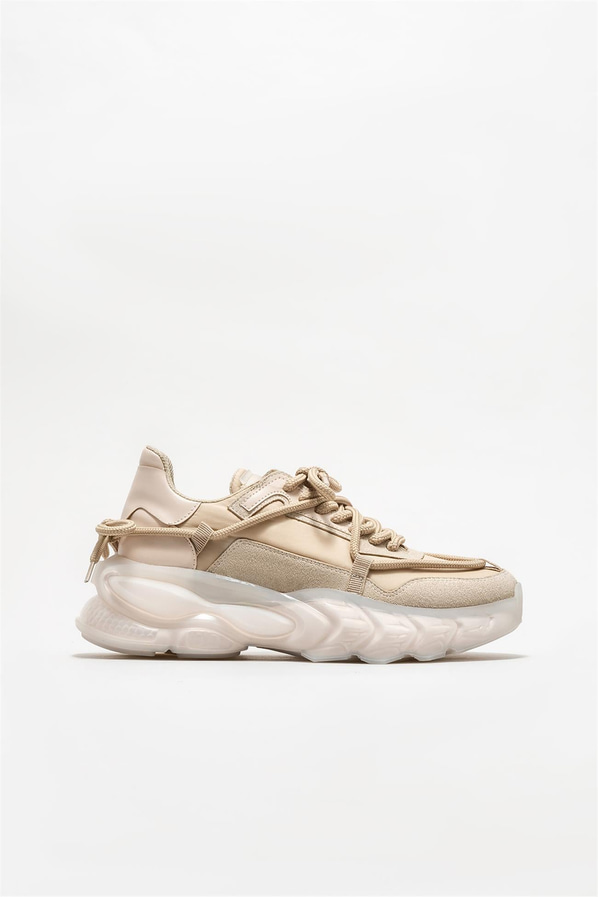 Bej kadın sneaker - Elle Shoes
