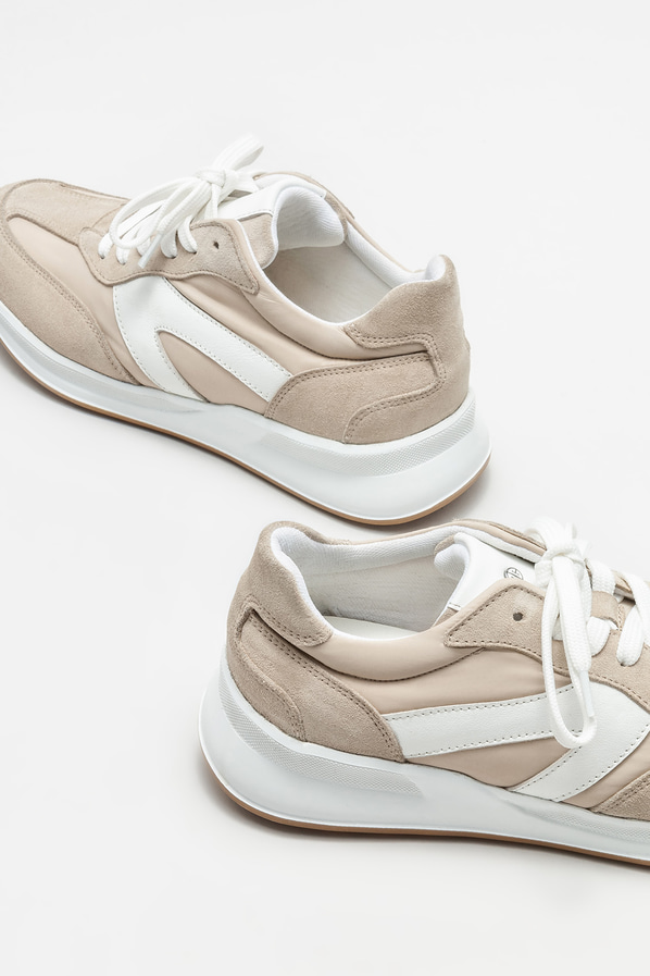 Bej kadın spor ayakkabı - Elle Shoes