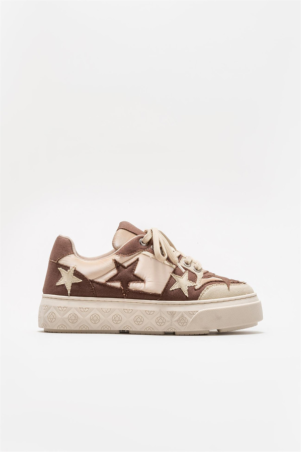 Bej kadın sneaker - Elle Shoes