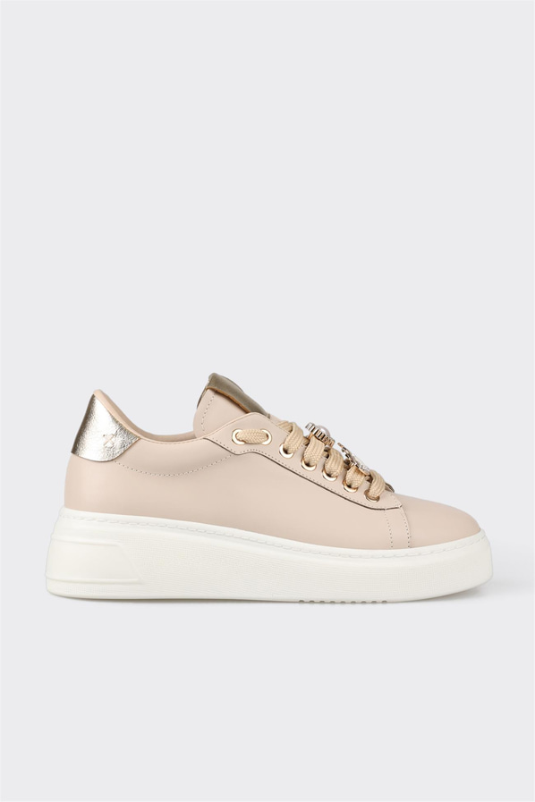 Bej çok renkli kadın sneaker - Elle Shoes