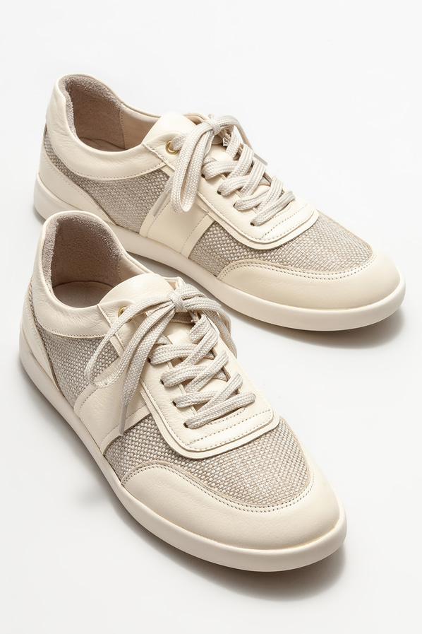 Bej kadın spor ayakkabı - Elle Shoes