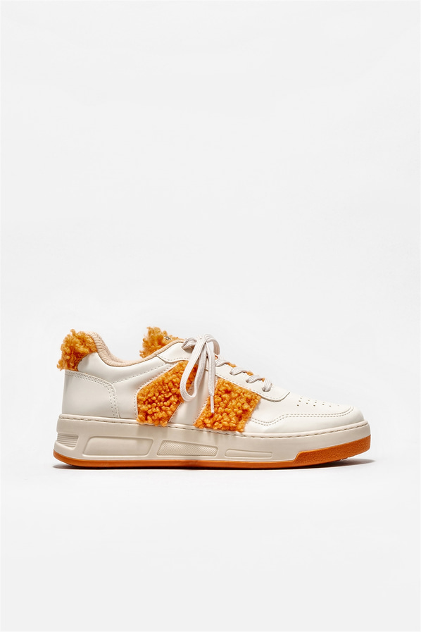 Bej kadın sneaker - Elle Shoes