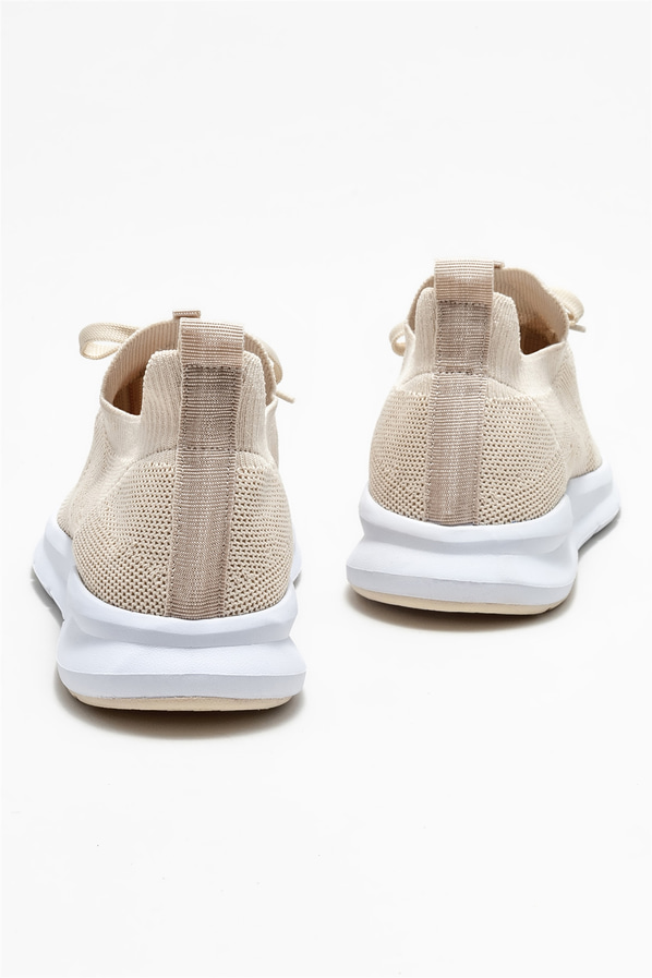 Bej kadın spor ayakkabı - Elle Shoes