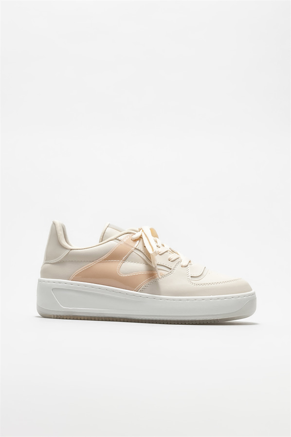 Bej kadın spor ayakkabı - Elle Shoes