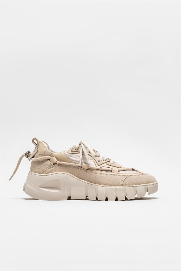 Bej kadın sneaker - Elle Shoes