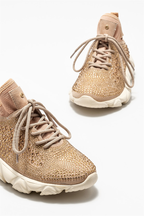 Bej kadın sneaker - Elle Shoes