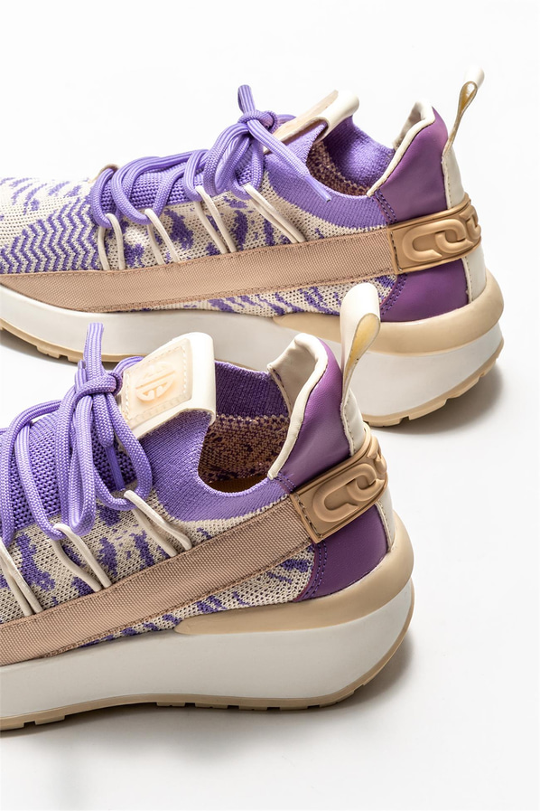 Bej kadın sneaker - Elle Shoes