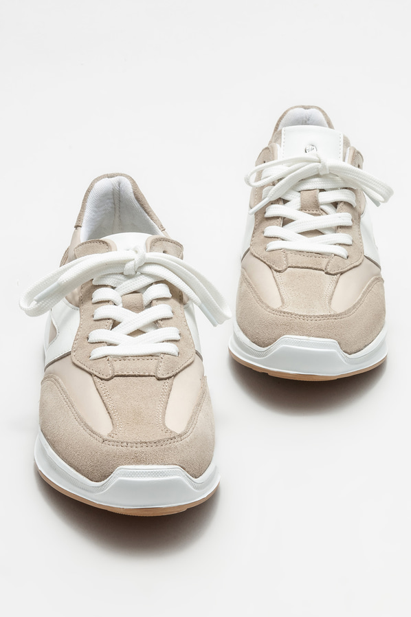 Bej kadın spor ayakkabı - Elle Shoes