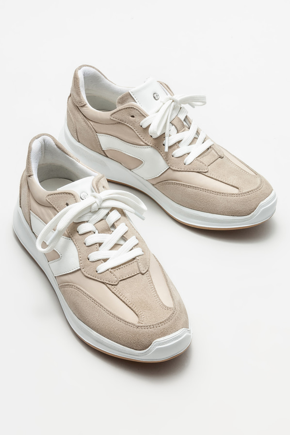 Bej kadın spor ayakkabı - Elle Shoes