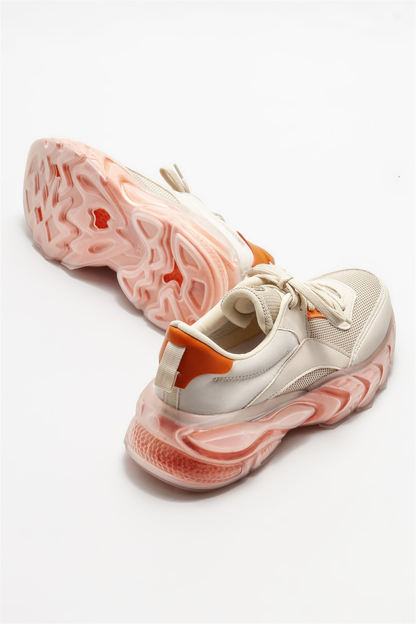 Bej kadın spor ayakkabı - Elle Shoes