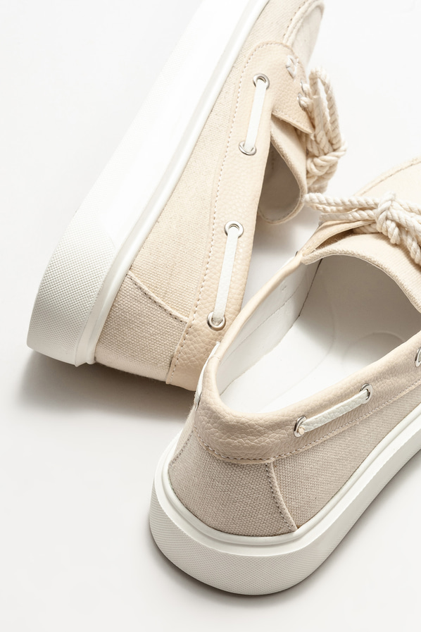 Bej kadın spor ayakkabı - Elle Shoes