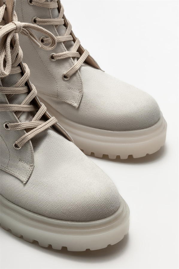 Bej kadın bot - Elle Shoes