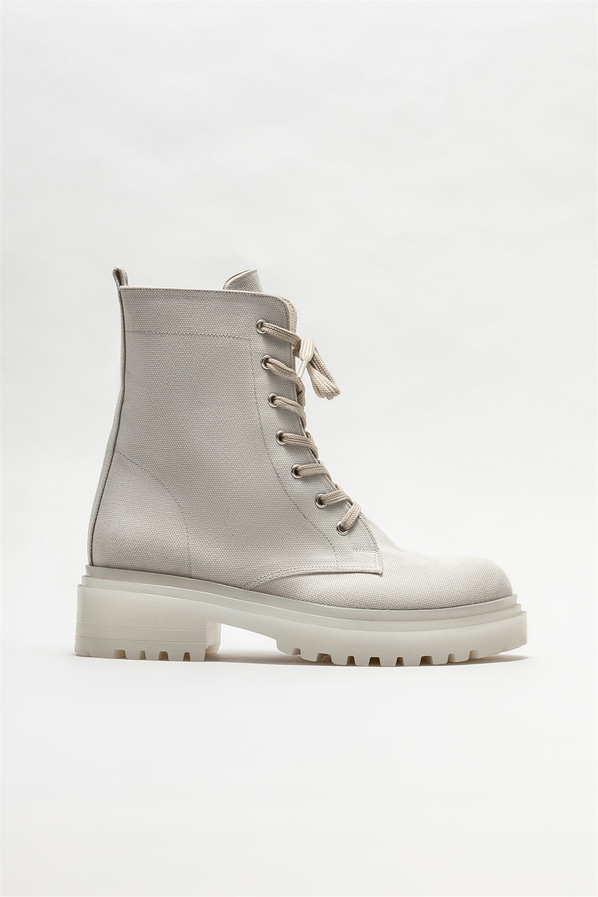Bej kadın bot - Elle Shoes