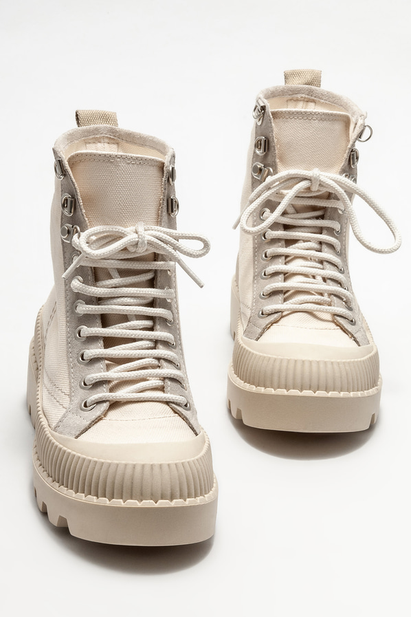 Bej kadın bot - Elle Shoes