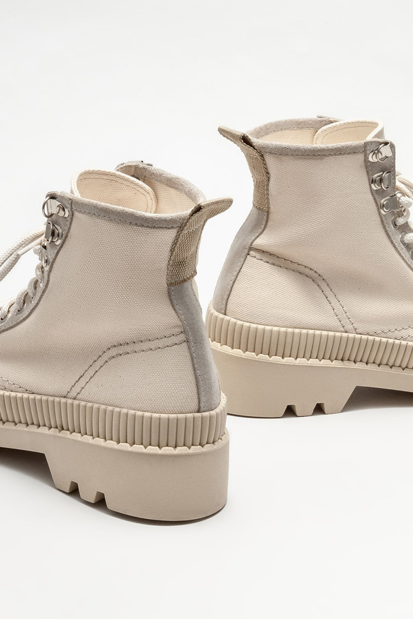 Bej kadın bot - Elle Shoes