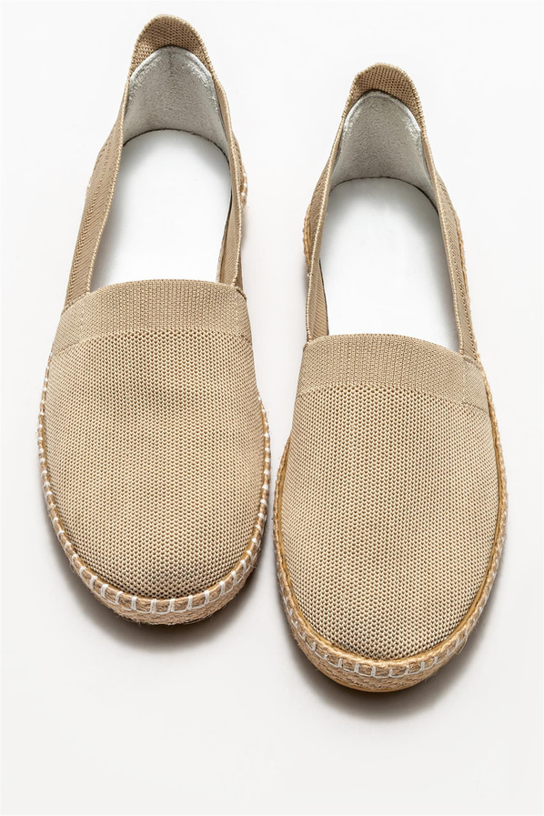 Bej erkek günlük ayakkabı, günlük kullanım için - Elle Shoes
