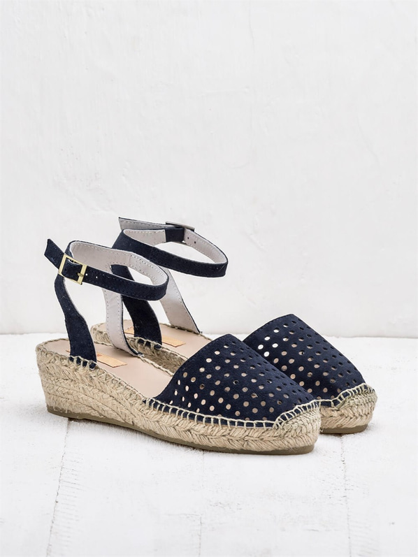 Lacivert kadın sandalet - Elle Shoes