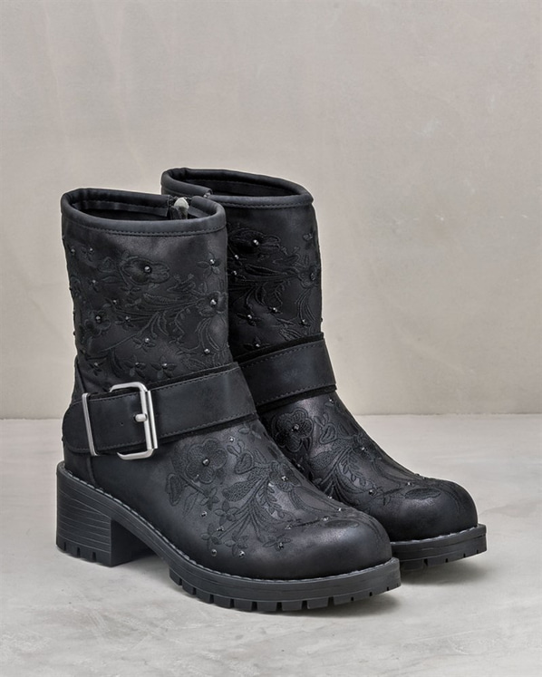 Siyah kadın bot - Elle Shoes