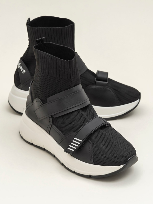 Siyah erkek günlük bot, günlük kullanım için - Elle Shoes
