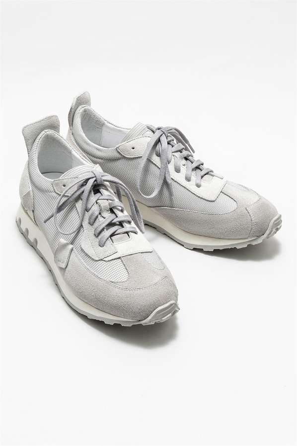 Beyaz deri erkek spor ayakkabı - Elle Shoes