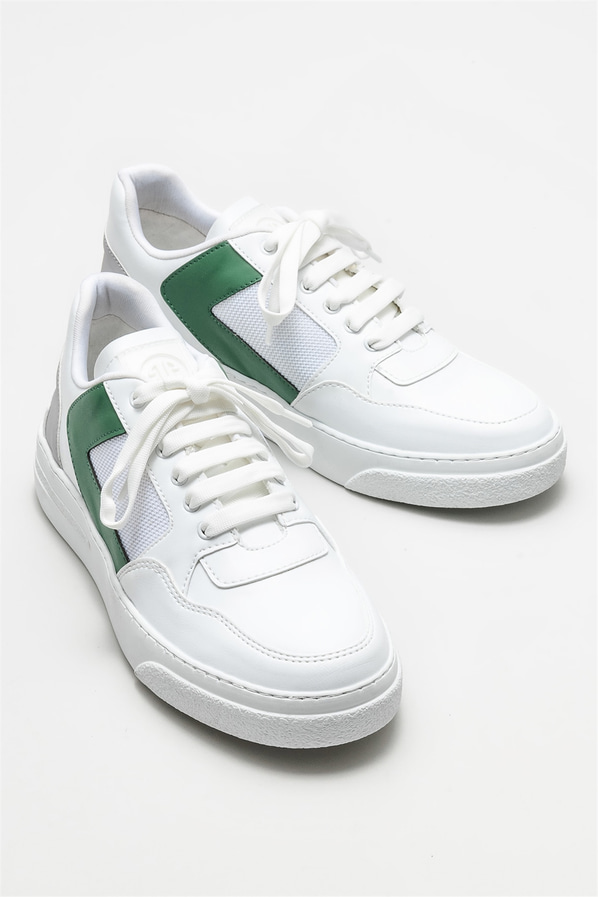 Beyaz erkek spor ayakkabı - Elle Shoes
