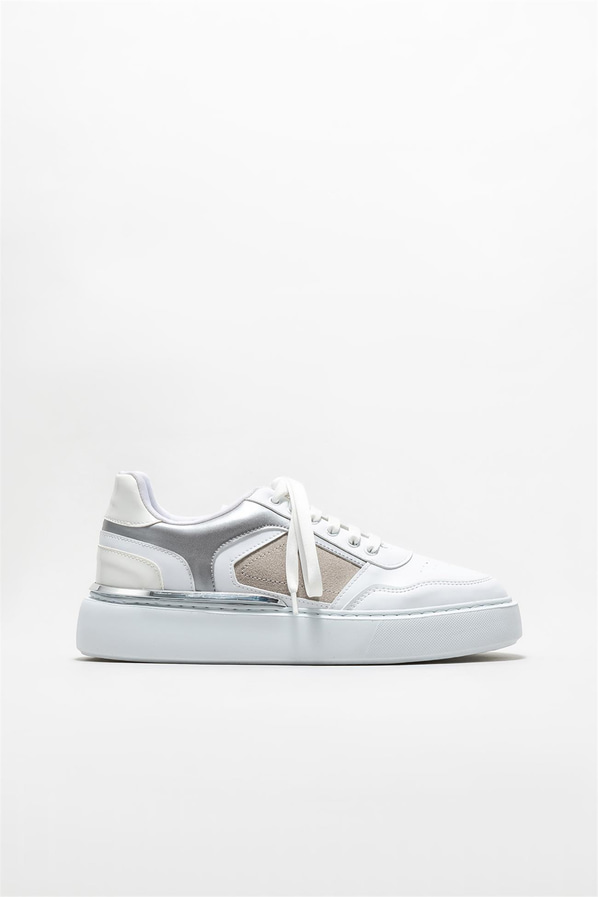 Beyaz erkek spor ayakkabı - Elle Shoes