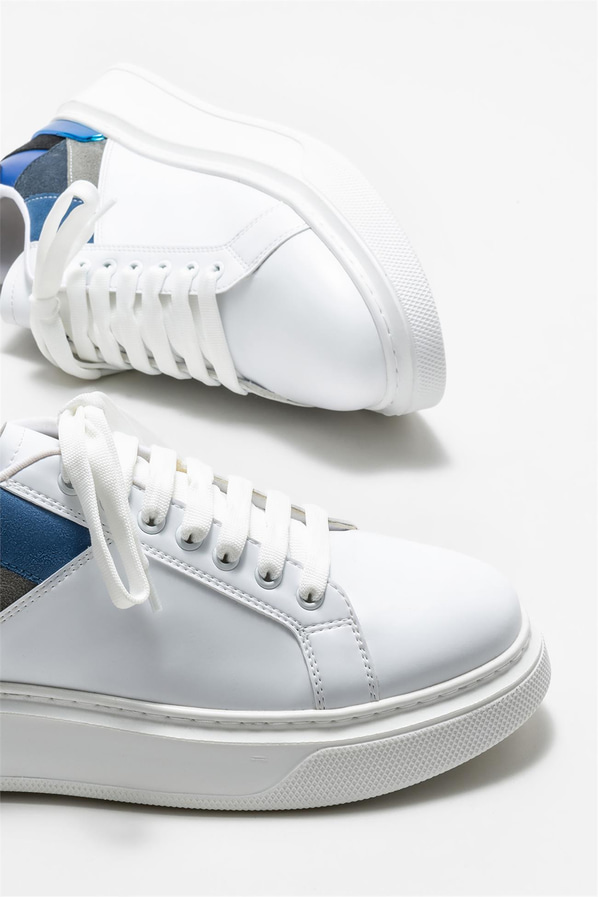 Beyaz erkek spor ayakkabı - Elle Shoes