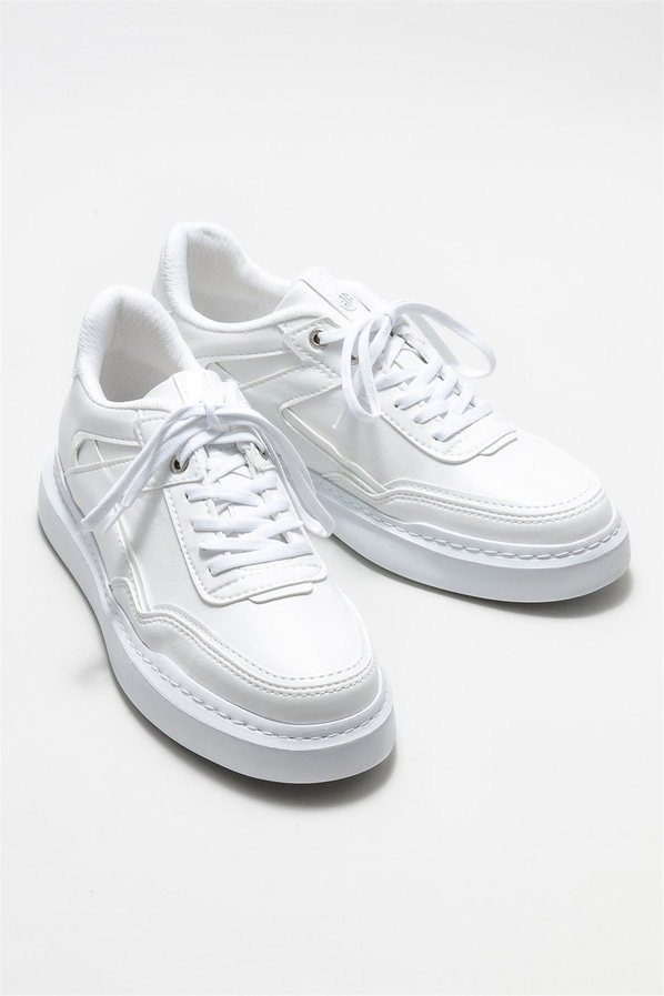 Beyaz erkek spor ayakkabı - Elle Shoes