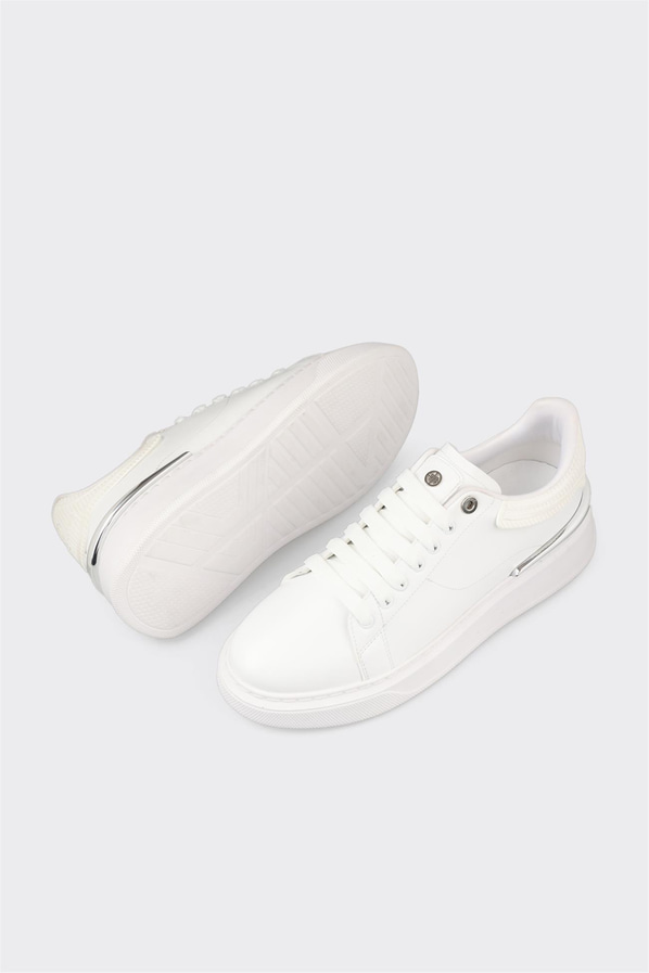 Beyaz Erkek Spor Ayakkabı