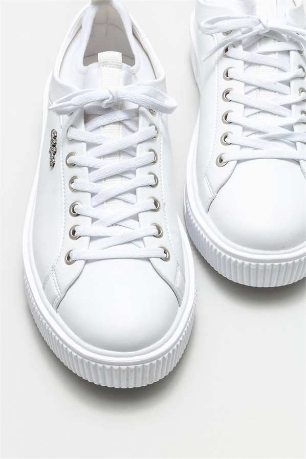 Beyaz erkek spor ayakkabı - Elle Shoes