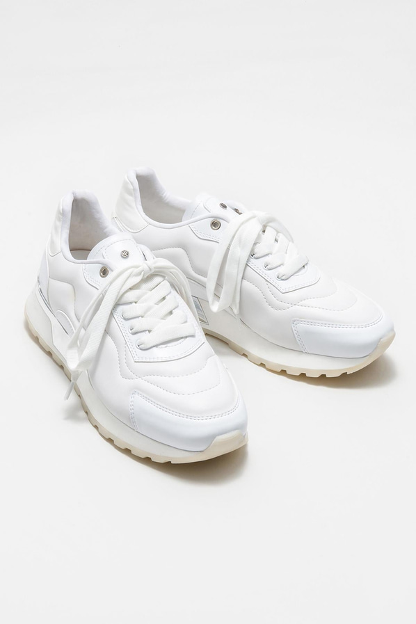 Beyaz erkek spor ayakkabı - Elle Shoes
